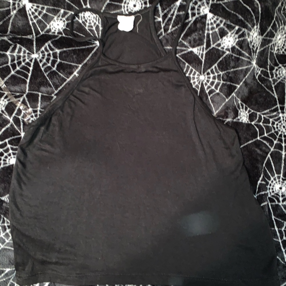 Black halter top
